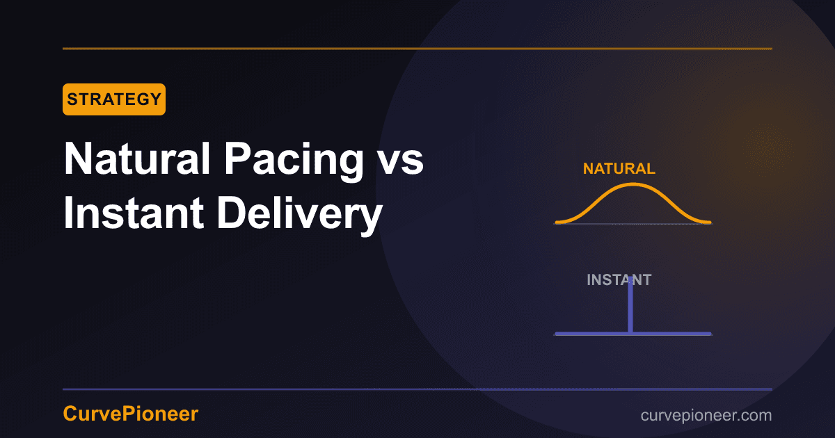 Natural Pacing vs Instant Delivery: Why How You Deliver Decides the Result